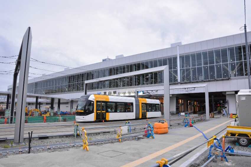 富山駅北口広場整備進捗状況